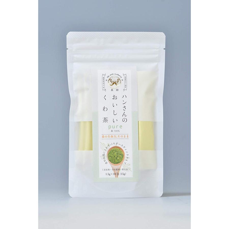 Yahoo! Yahoo!ショッピング(ヤフー ショッピング)ハンさんのおいしいくわ茶 pure 15g×10包 健康茶  茶葉 日本茶