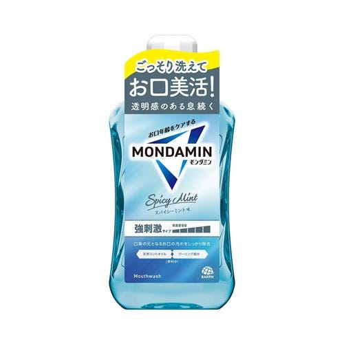 アース製薬 モンダミン スパイシーミント 1000ml マウスウォッシュ 洗口液 口臭予防 オーラルケア 強刺激タイプ
