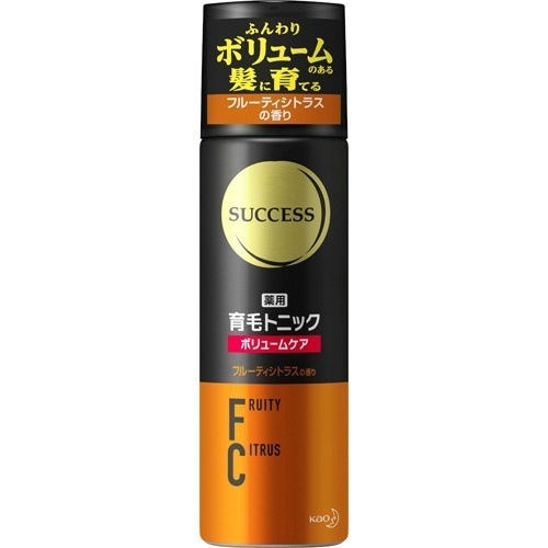 【医薬部外品】サクセス 薬用育毛トニック ボリュームケア フルーティシトラスの香り(180g) 育毛トニック メンズ 育毛剤