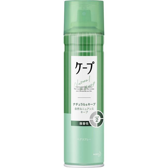 花王 ケープ ナチュラル＆キープ 微香性 180g  ヘアスタイリング ヘアスプレー
