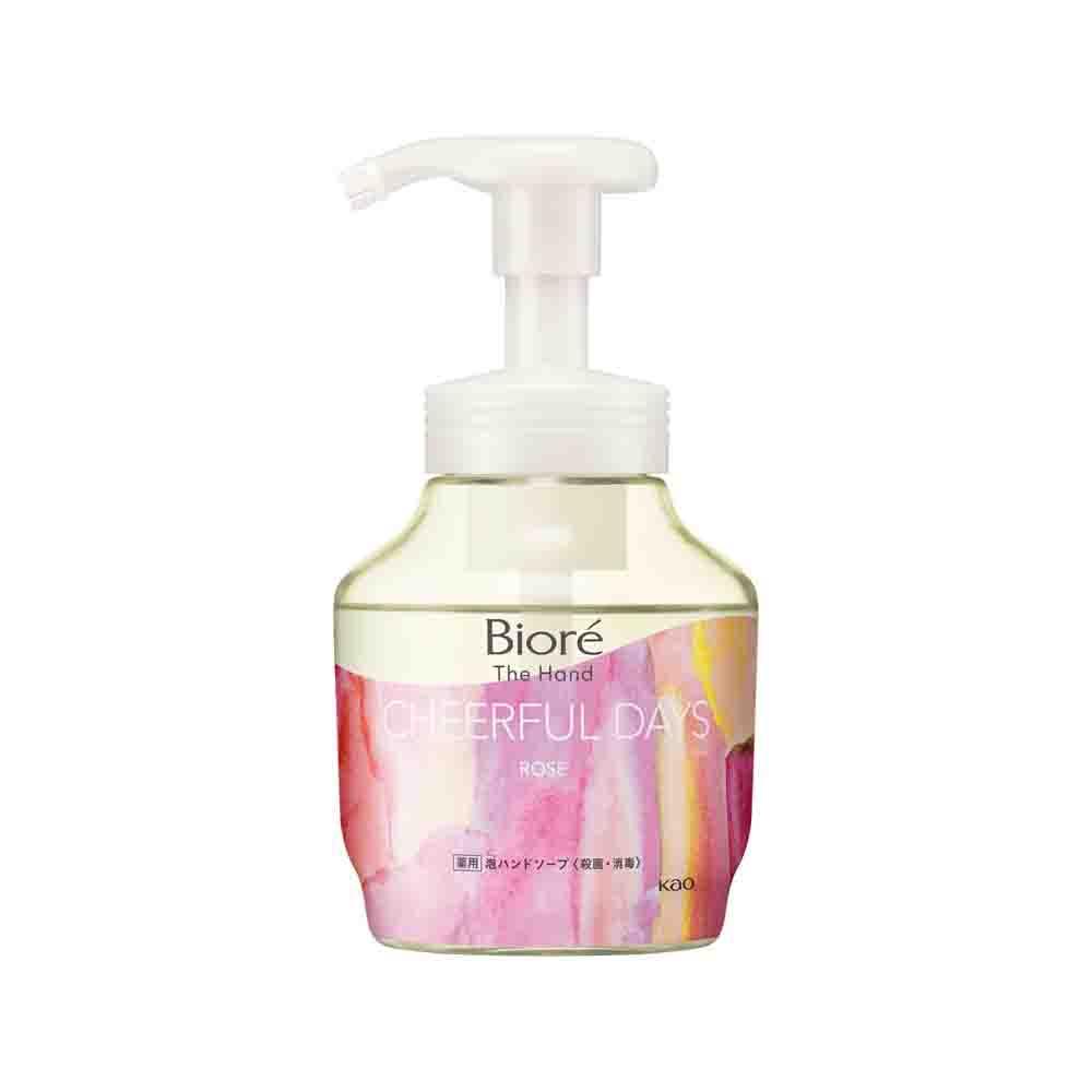 花王 ビオレ ザ ハンド 薬用 泡ハンドソープ 朝の摘みたてローズの香り ポンプ 280ml 香り立ち生クリーム泡 手洗い  ハンドソープ 殺菌