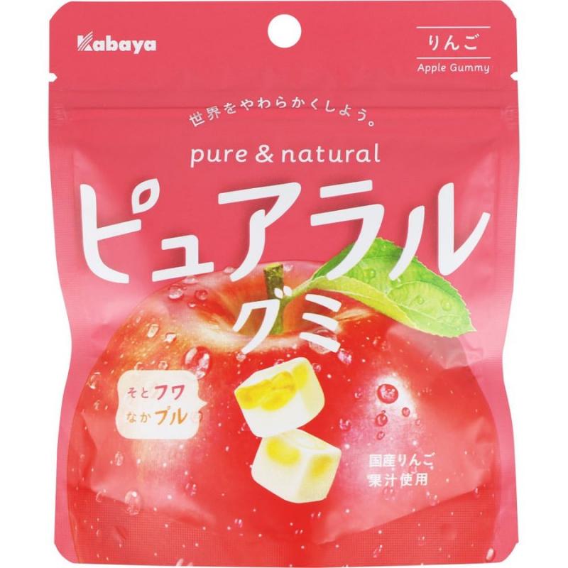 ピュアラルグミ りんご 58g × 8個 お菓子  グミ  飴