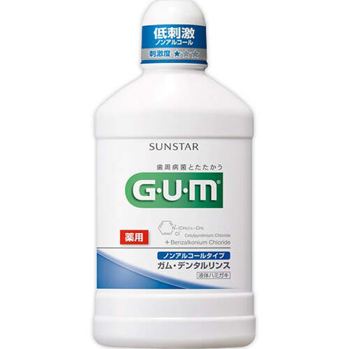 GUMデンタルリンス ノンアルコール(500ml)｜maidora