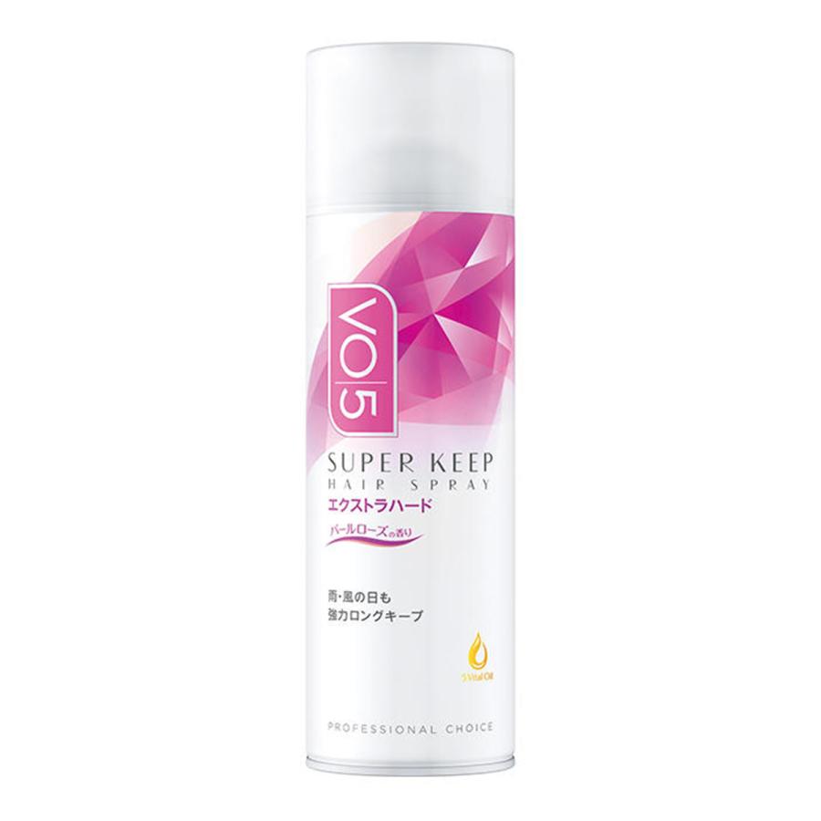 VO5 スーパーキープ ヘアスプレイ エクストラハード 香るスタイリング パールローズ(330g) ヘアースプレー  スタイリング剤