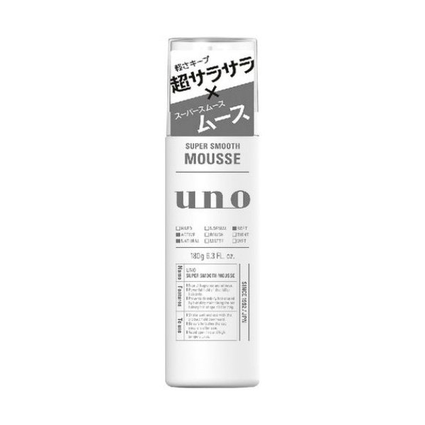 Yahoo! Yahoo!ショッピング(ヤフー ショッピング)ファイントゥデイ UNO（ウーノ） スーパーサラサラムース 180g スタイリング剤 男性