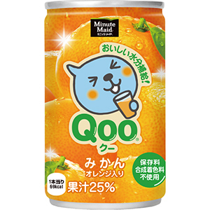 ＱＯＯみかん１６０ｍｌ缶 × 30個 みかん 果汁