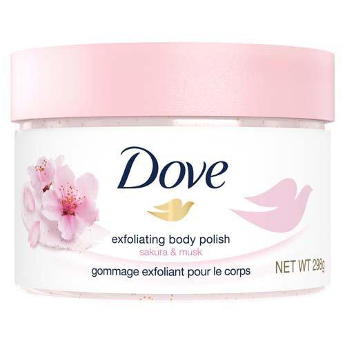 ユニリーバ Dove ダヴ クリーミー スクラブ サクラ&amp;amp;amp;amp;amp;ムスク 298g ボディスクラブ 角質ケア 黒ずみ 透明肌 ボディケア