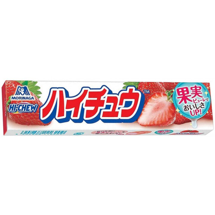 森永 ハイチュウ ストロベリー(12粒) × 12個 キャンディ 飴 キャンディ タブレット お菓子｜maidora
