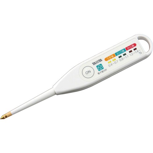 タニタ 電子塩分計 ホワイト SO-303-WH 健康グッズ  塩分濃度計