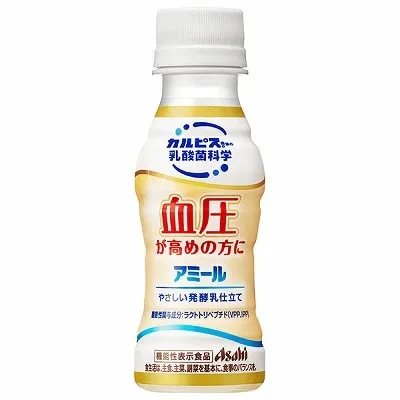 アサヒ飲料 カルピス アミールW 100ml  × 30個 機能性表示食品 血圧 血管 乳酸菌飲料 乳酸飲料｜maidora