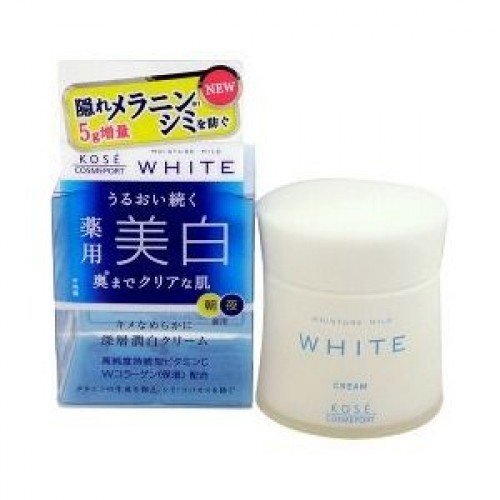 KOSE コーセー モイスチュアマイルド ホワイト クリーム 55g｜maidora