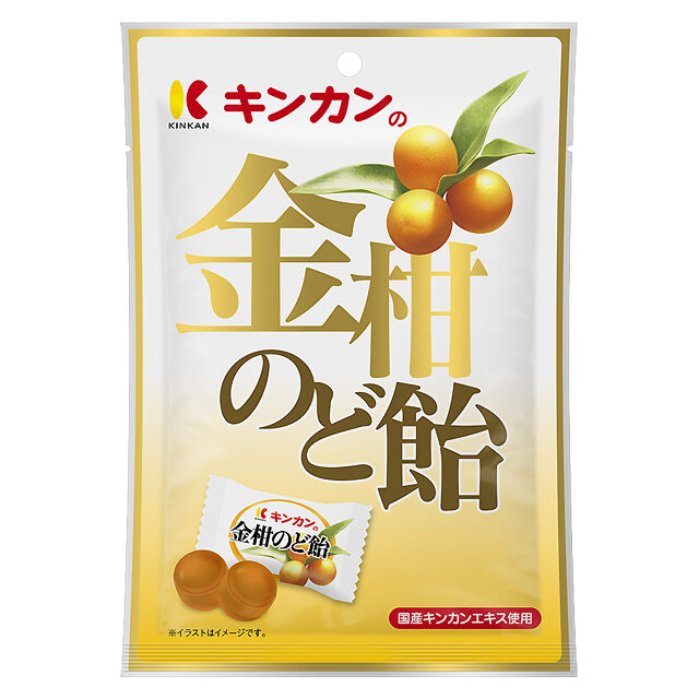 キンカン 金柑のど飴 80g 金冠堂 のど飴 のどあめ｜maidora