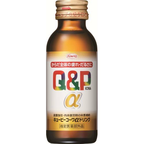 【 医薬部外品 】 キューピーコーワ αドリンク 100ml 1本  × 50個