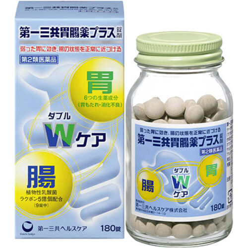 Amazon.co.jp: 【第2類医薬品】第一三共胃腸薬プラス錠剤 180錠