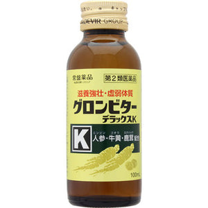 【第2類医薬品】グロンビターデラックスK 100ml × 50個 滋養強壮 虚弱体質 肉体疲労 食欲不振 栄養障害 栄養ドリンク 常盤薬品 :4987156000725 50set:マイドラ生活総合館