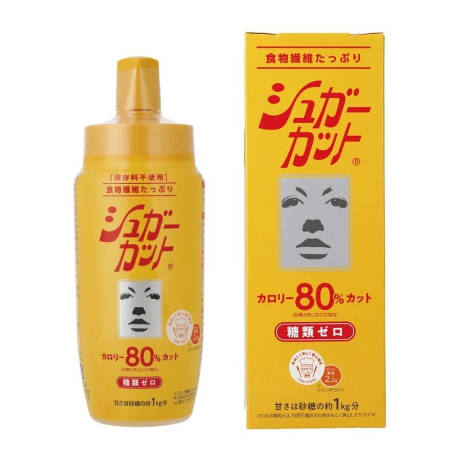 シュガーカット 450g 80%カロリーカット 8本セット シュガーカットS(450g) 糖類ゼロ 還元水飴 水溶性食物繊維 カロリー80