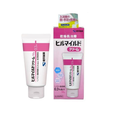 【第2類医薬品】ヒルマイルドクリーム(100g) 乾燥肌 手指の荒れ 角化症 乾燥性皮ふ