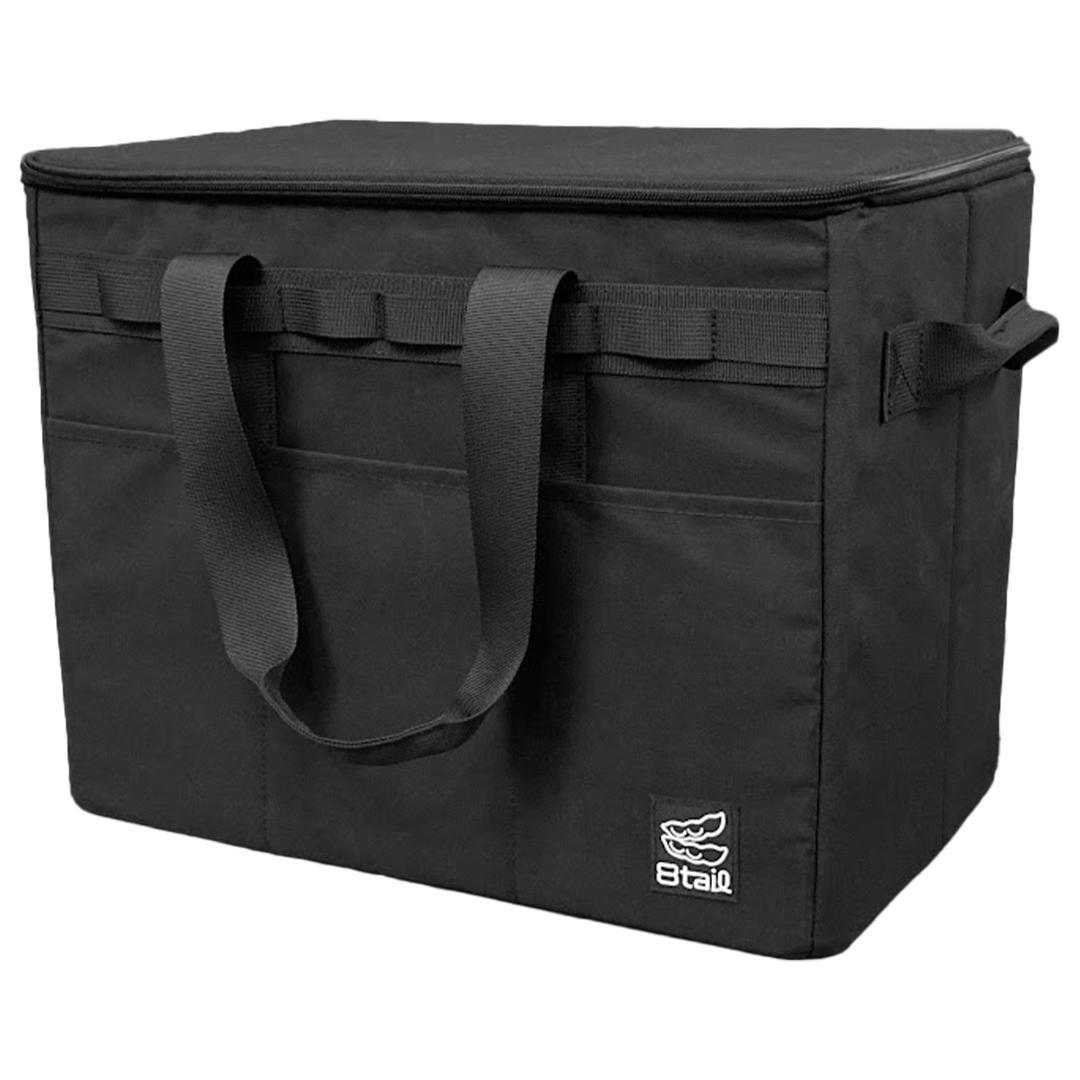 8tail キャンプ収納ボックス コンテナボックス 37L 42*27*33cm : Mailo