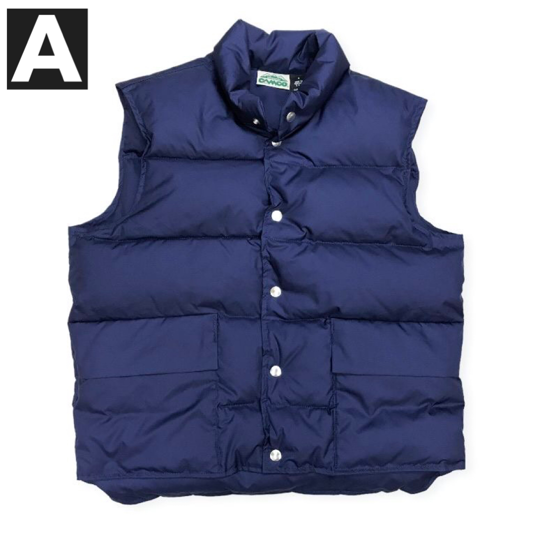 CAMCO カムコ　ネイビー ダウンベスト　アメリカ製 アメリカ製 送料無料 CAMCO【カムコ】BERING VEST ベーリング ベスト