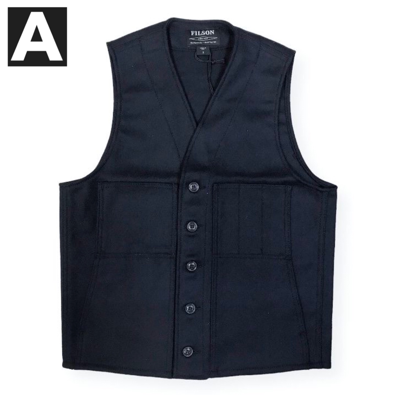 アメリカ製 送料無料 FILSON 【フィルソン】20 MACKINAW WOOL VEST マッキーノウールベスト メンズ(男性用)【smtb-m】｜maine1988｜02