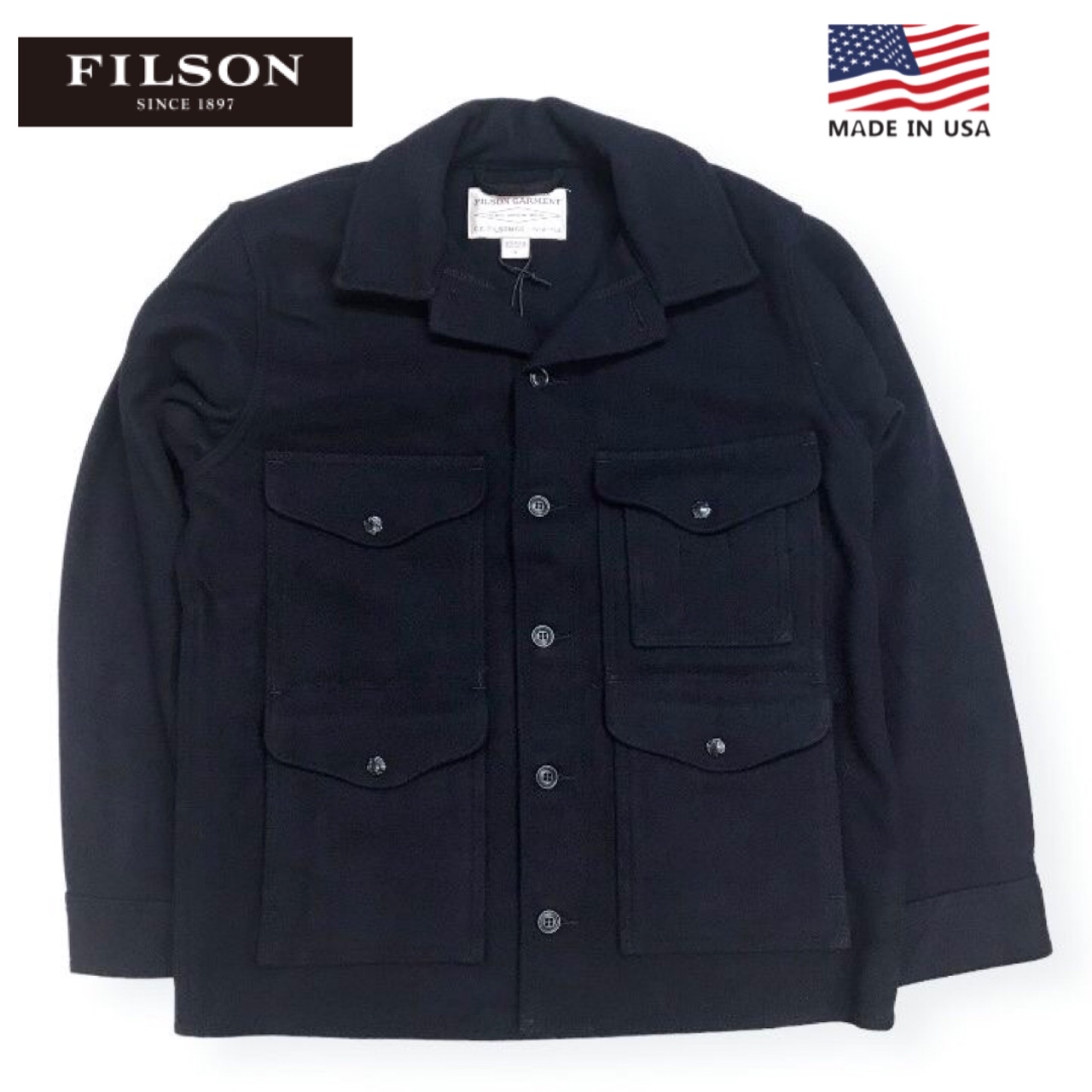 アメリカ製 送料無料 FILSON【フィルソン】110 SINGLE MACKINAW