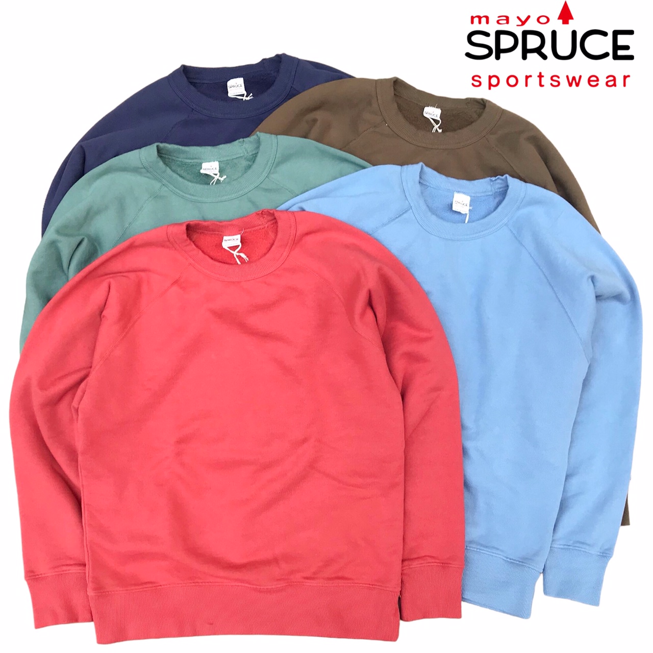 送料無料 MAYO SPRUCE【メイヨー スプルース】2 SOLID SWEAT L/S
