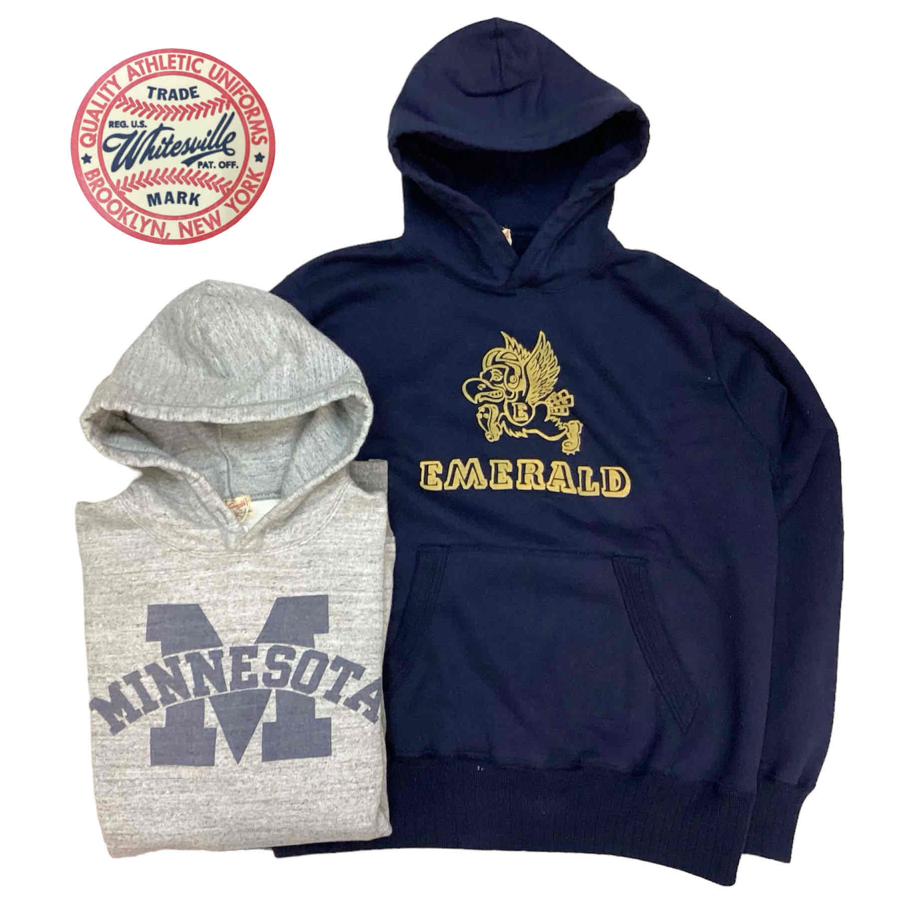 送料無料 WHITEVILLE【ホワイツビル】PULL HOOD PRINT SWEAT フード 