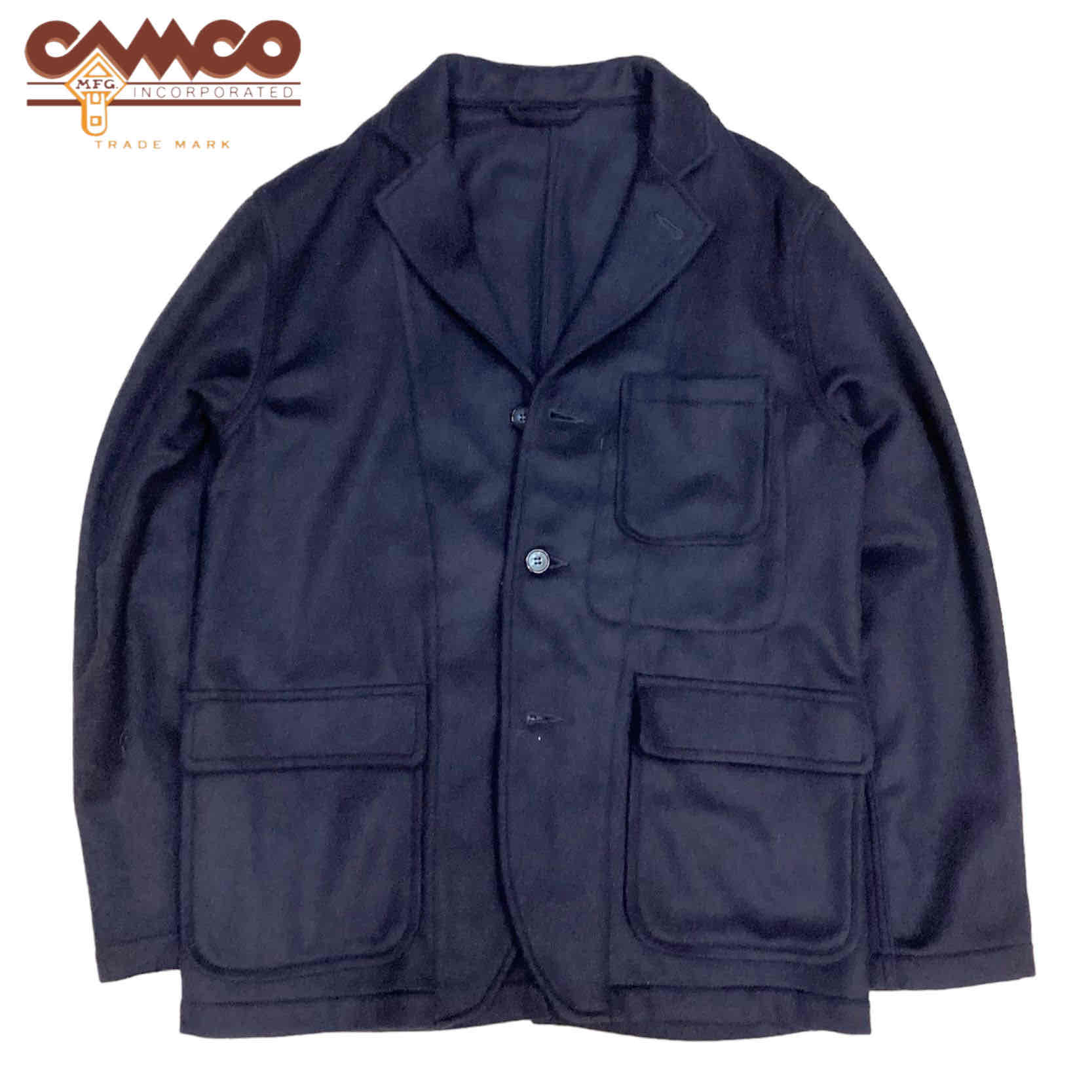 送料無料 CAMCO【カムコ】WOOL 3B JAC センターベント テーラー ウール