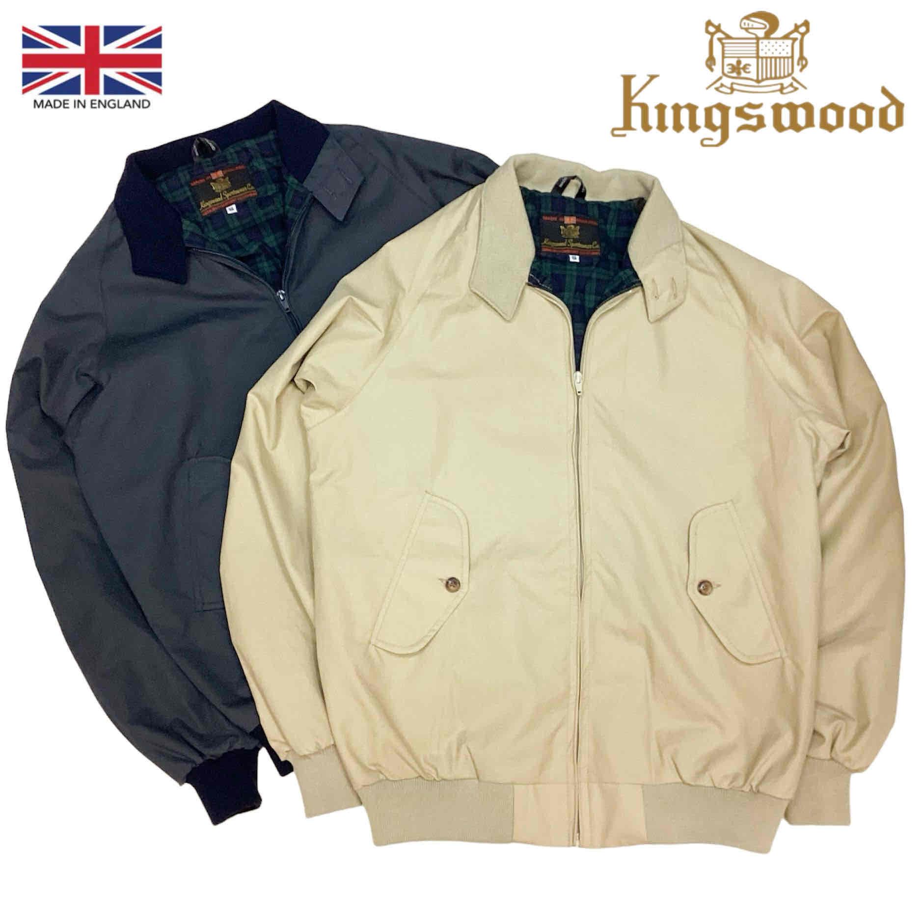 イギリス製 送料無料 KINGSWOOD【キングスウッド】COTTON HARRINGTON