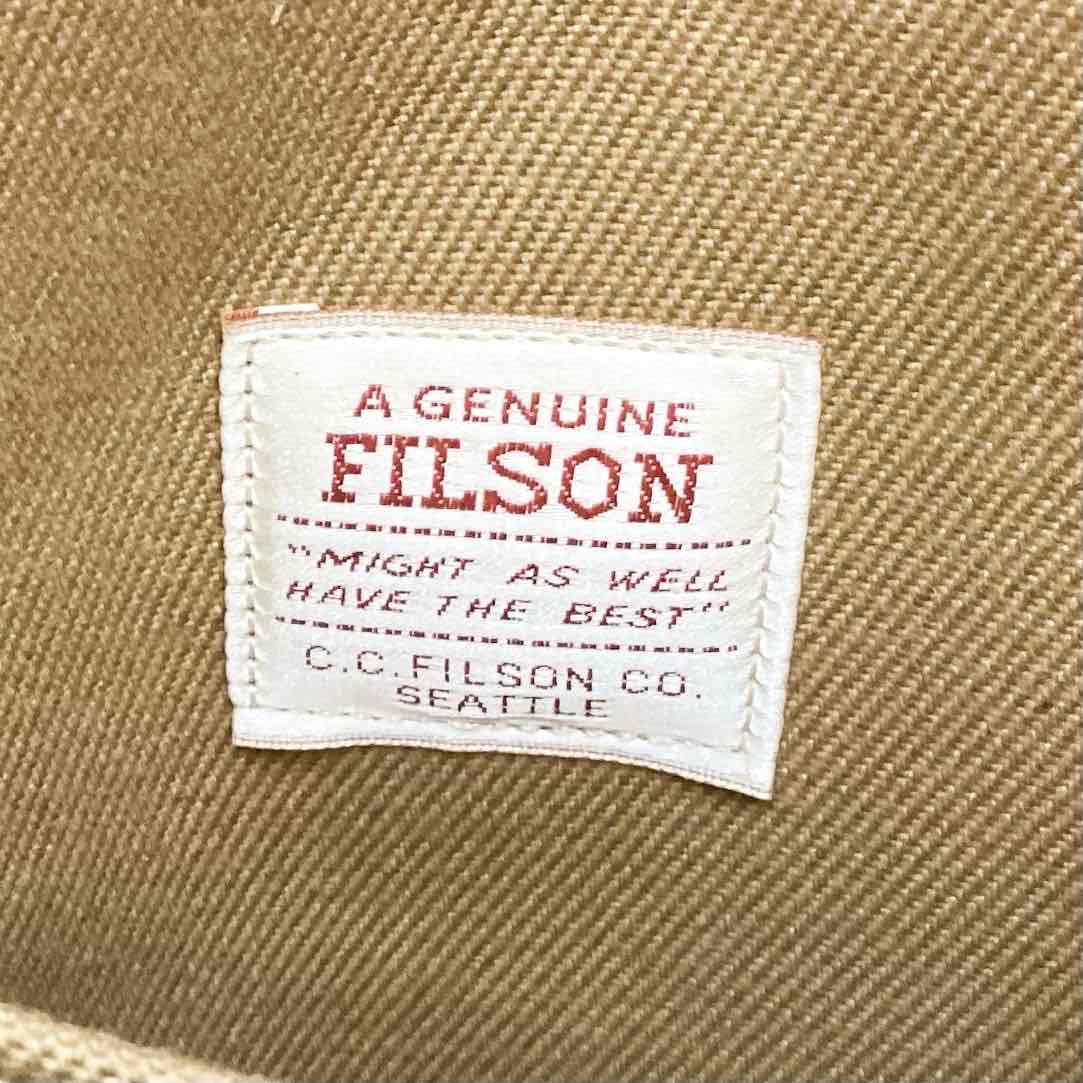 アメリカ製 送料無料 FILSON【フィルソン】261 ZIP TOTE ジッパー付き トート バッグ メンズ レディース (男女兼用)【smtb-m】｜maine1988｜04