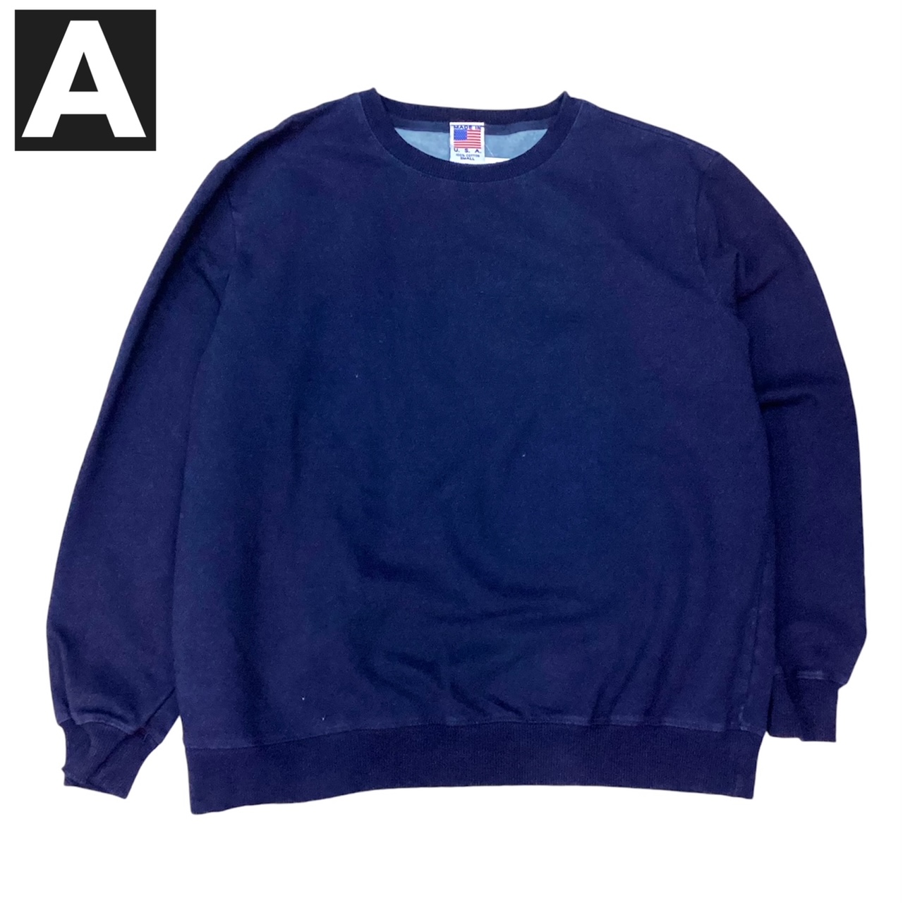 アメリカ製 送料無料 TYCA【タイカ】INDIGO CREW SWEAT インディゴ