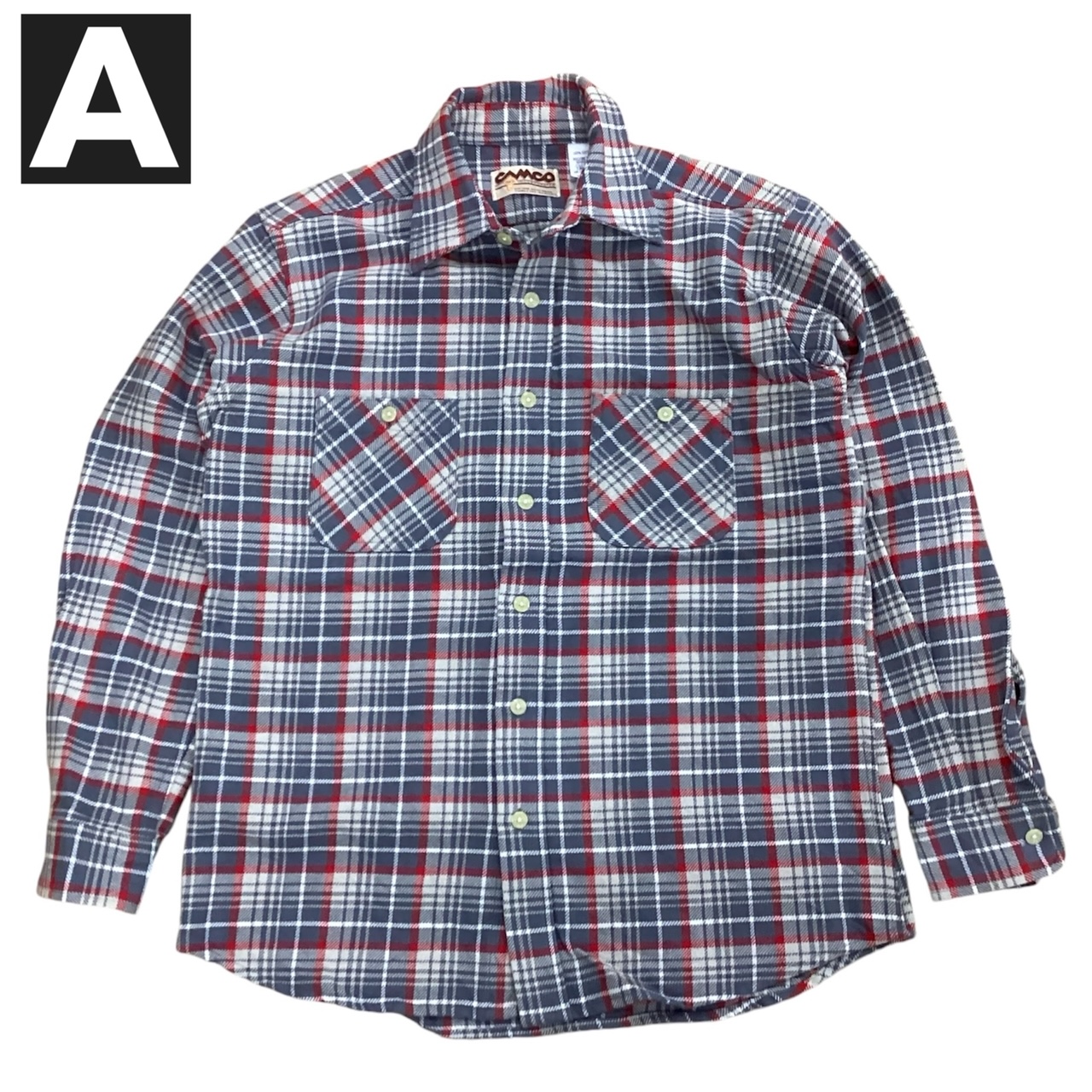 送料無料 CAMCO【カムコ】2 FLANNEL L/S ダブルフェイス フランネル