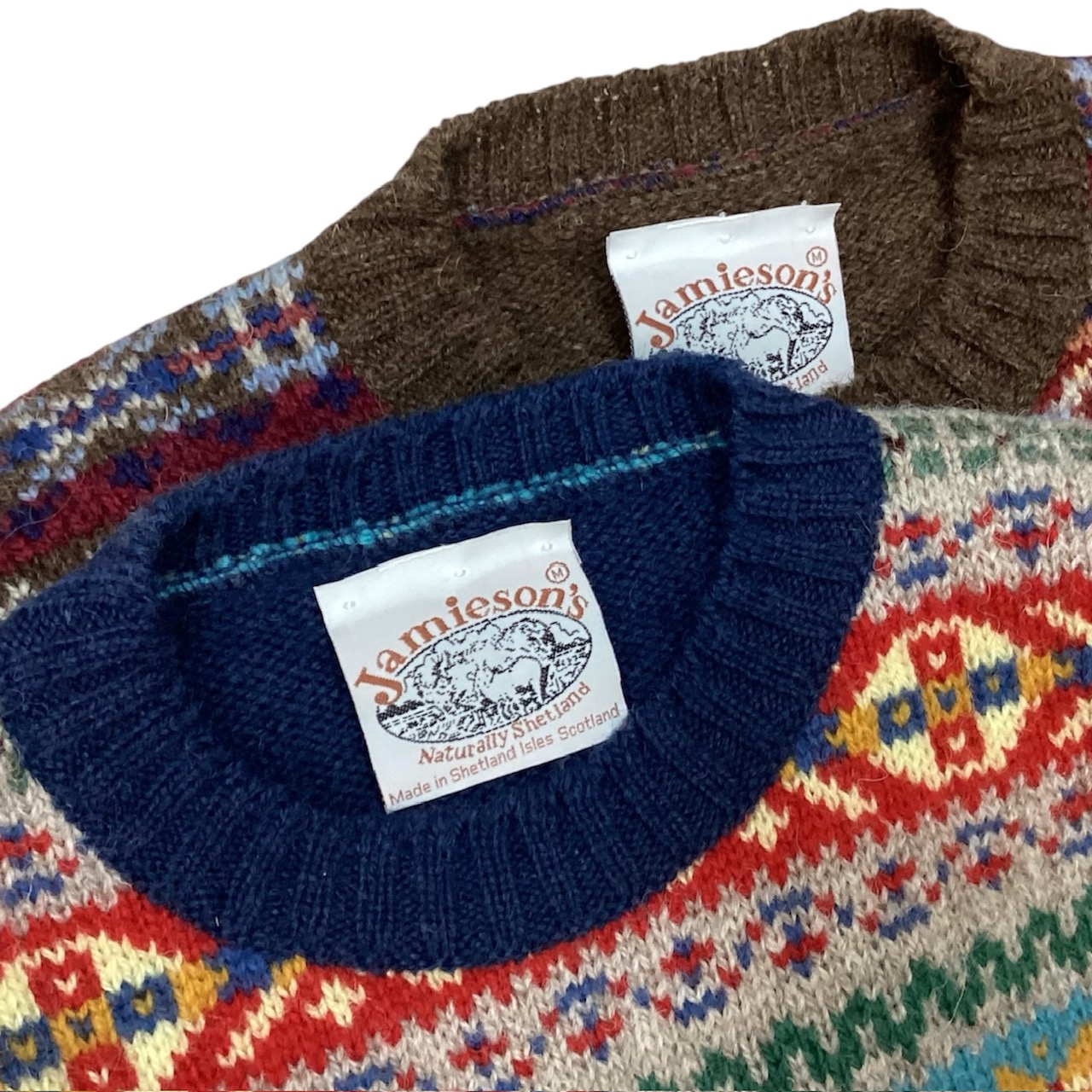 スコットランド製 送料無料 JAMIESON'S【ジャミーソンズ】FAIRISLE