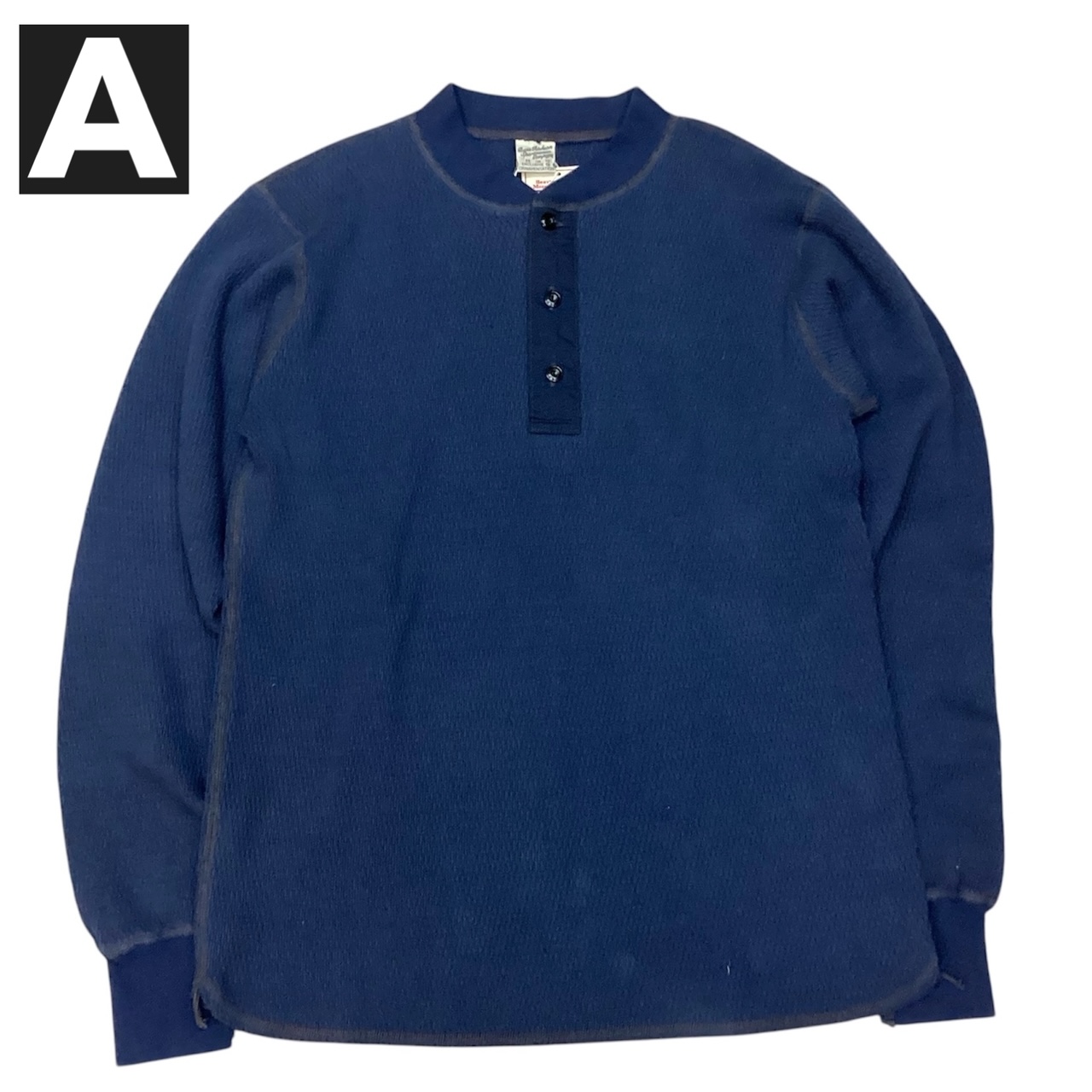 送料無料 BUZZ RICKSON'S【バズリクソンズ】THERMAL HENLY L/S 長袖