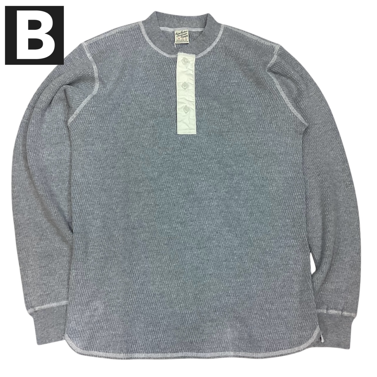 送料無料 BUZZ RICKSON'S【バズリクソンズ】THERMAL HENLY L/S 長袖