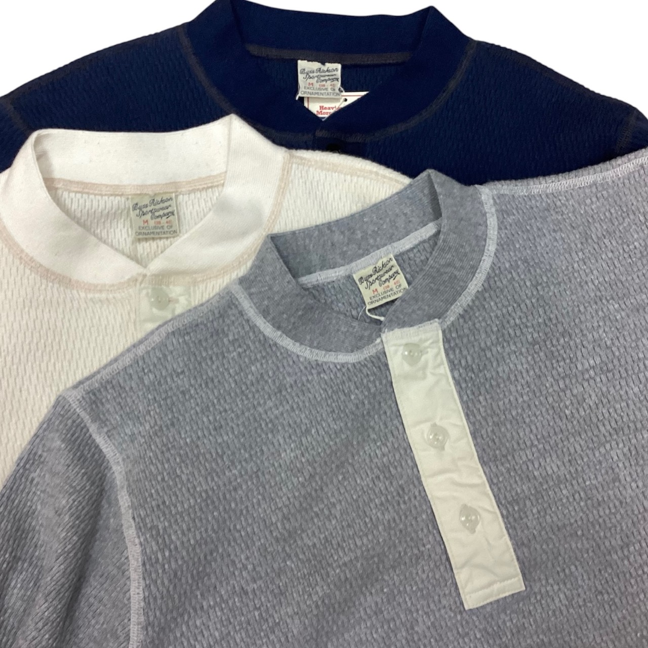 送料無料 BUZZ RICKSON'S【バズリクソンズ】THERMAL HENLY L/S 長袖