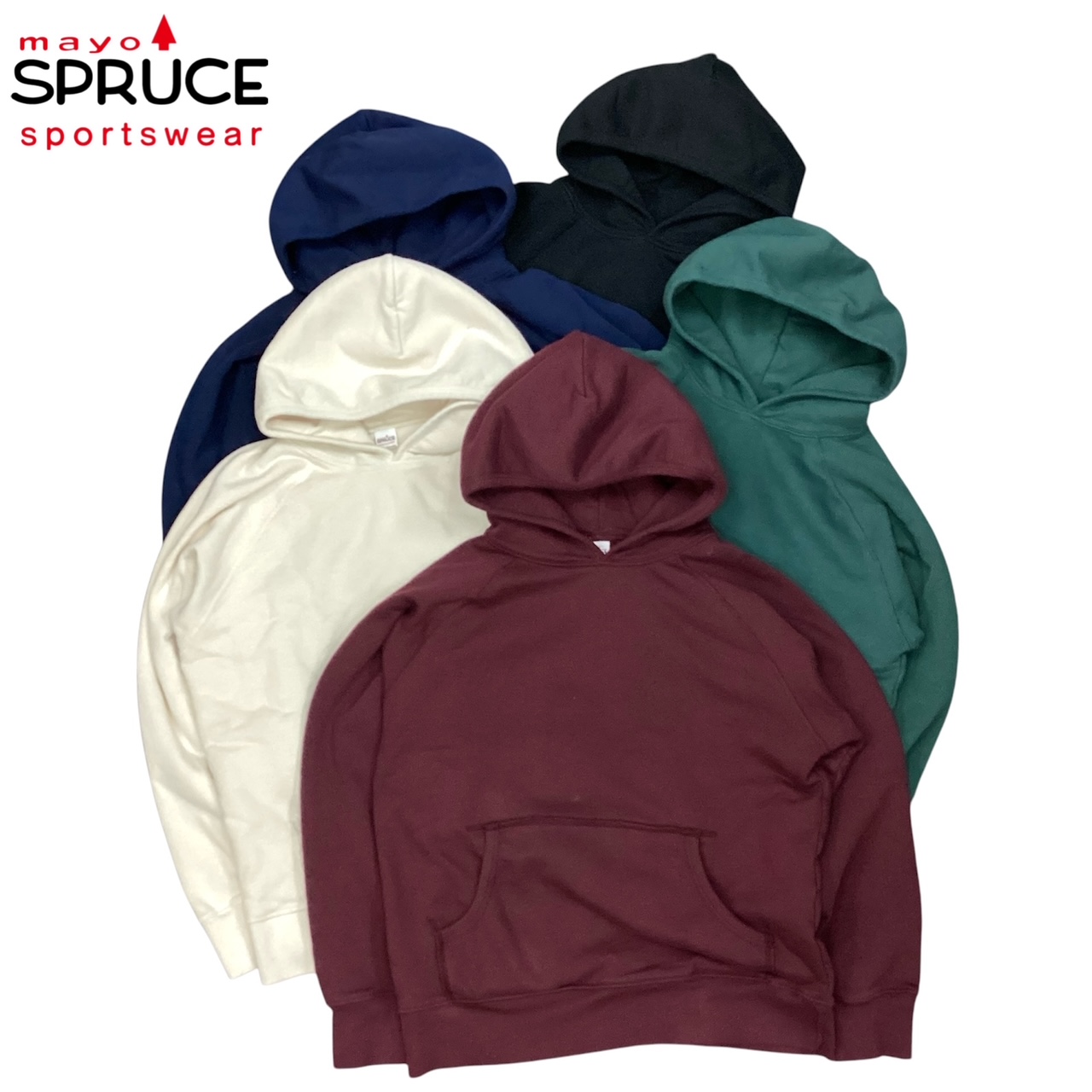 送料無料 MAYO SPRUCE【メイヨー スプルース】2 SOLID PULL HOOD SWEAT