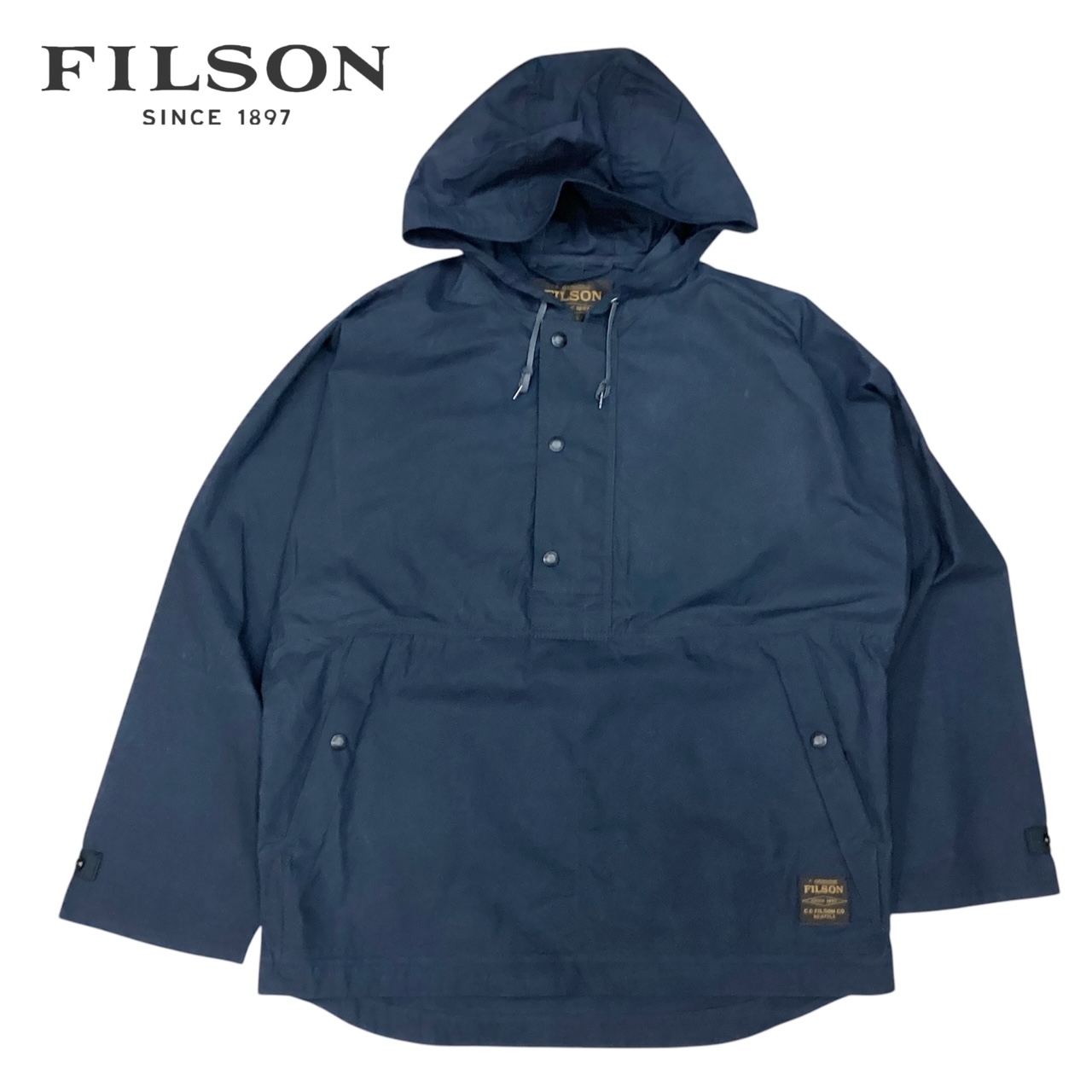 Filson フィルソン フーデットアノラック ジャケット Hooded Deck Anorak Jacket ★即決★ Filson Hooded Deck Jacket M Cotton Anorak Black Womens