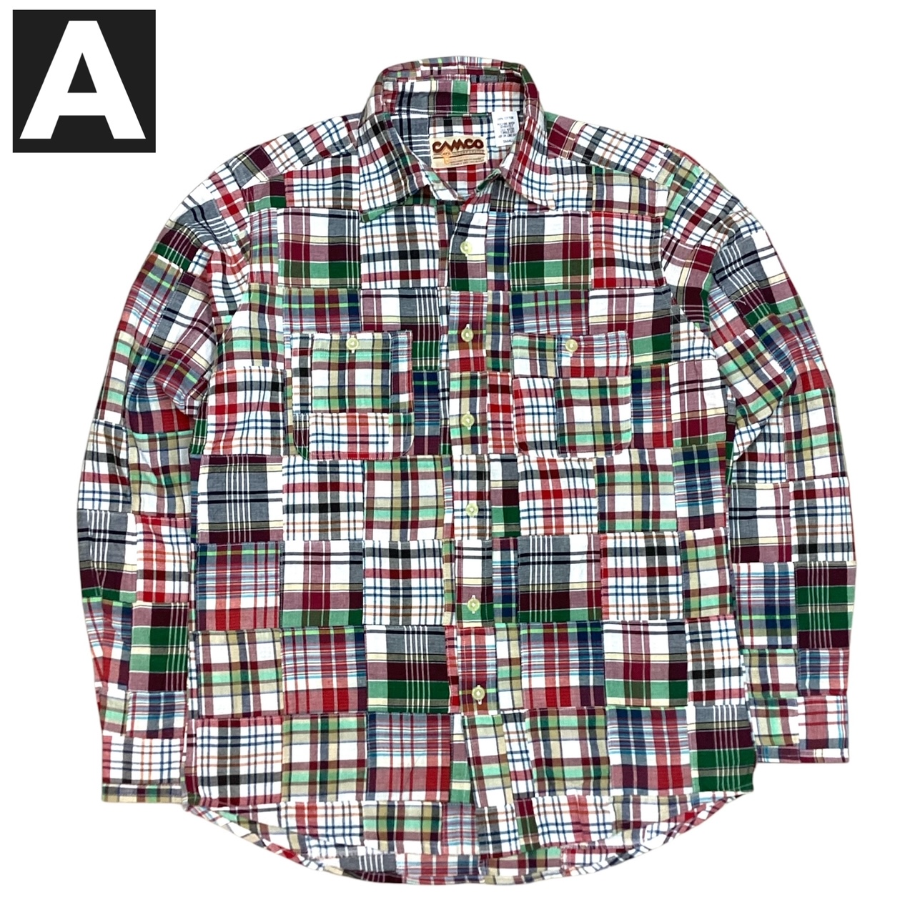 送料無料 CAMCO【カムコ】2 WORK PATCH L/S 長袖 パッチワーク 