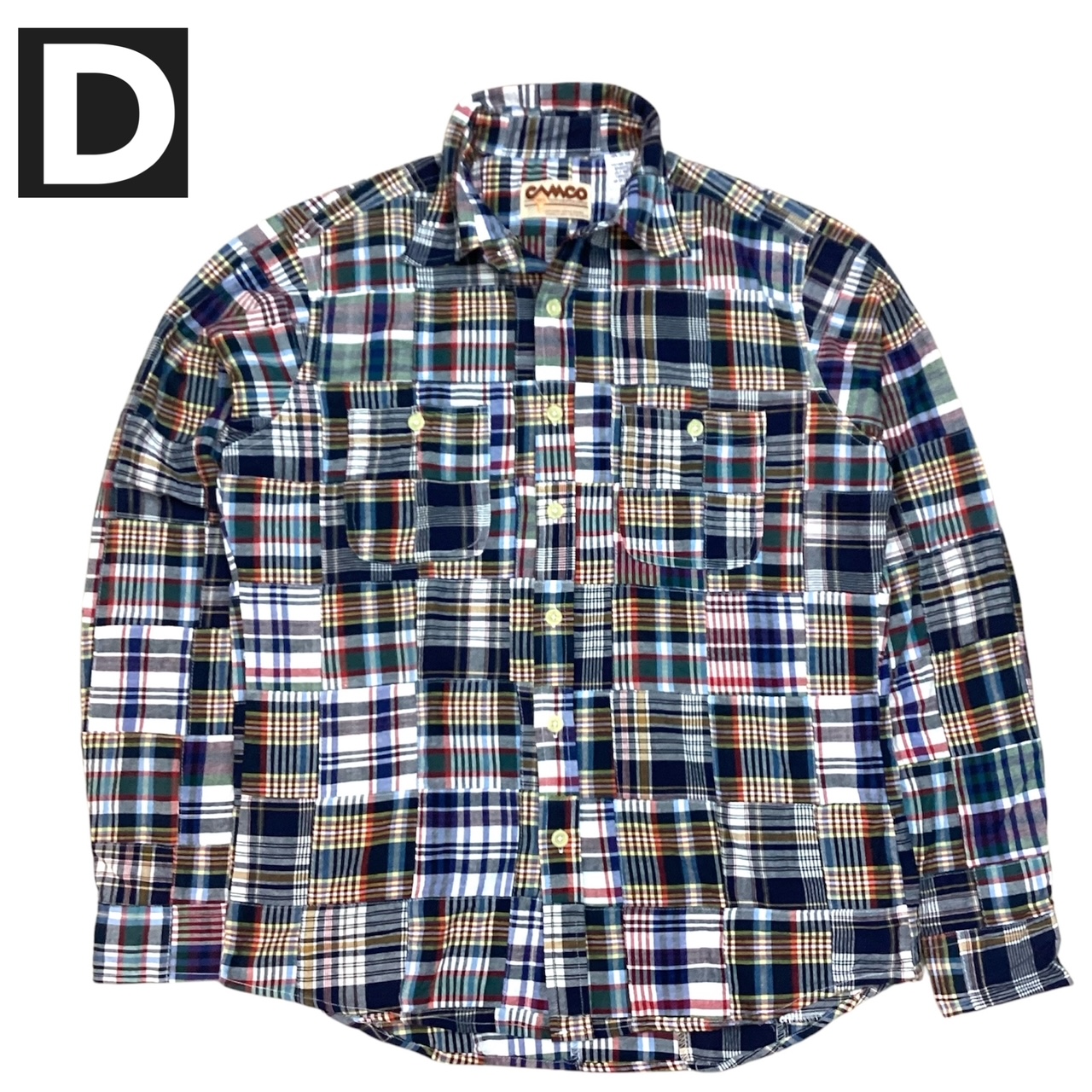 送料無料 CAMCO【カムコ】2 WORK PATCH L/S 長袖 パッチワーク 