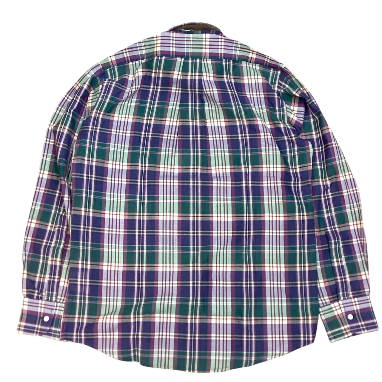 送料無料 BAGGY【バギー】2 SN MADRAS B.D L/S 長袖 マドラスチェック