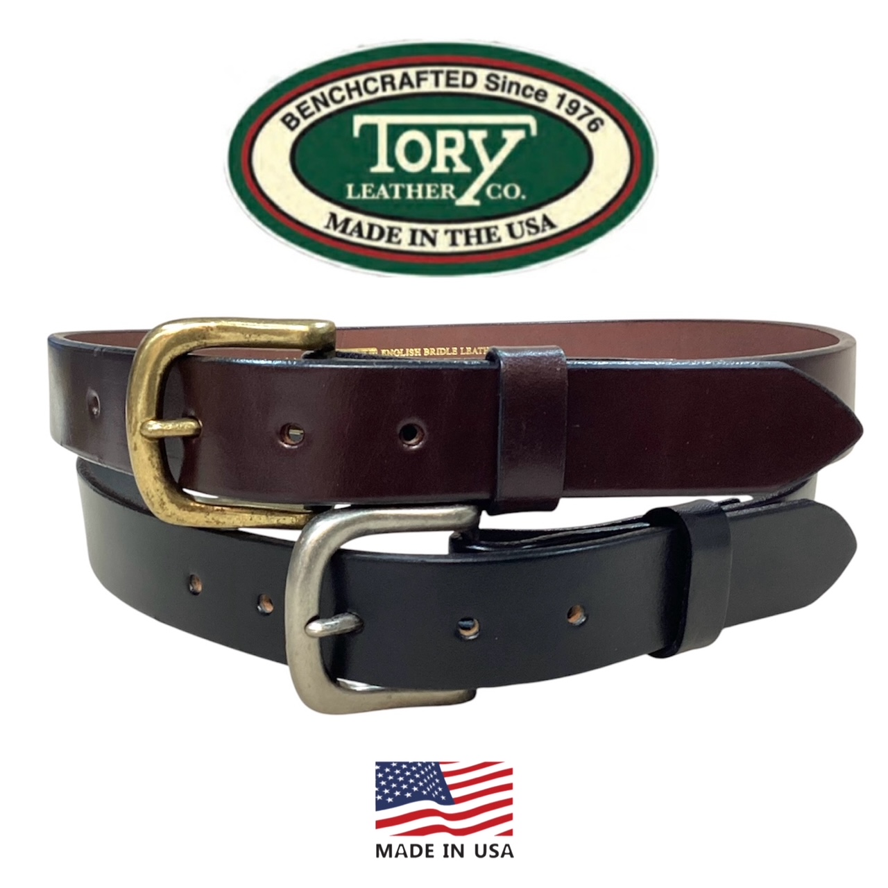 アメリカ製 送料無料 TORY LEATHER【トリーレザー】BELT 幅3cm ベルト