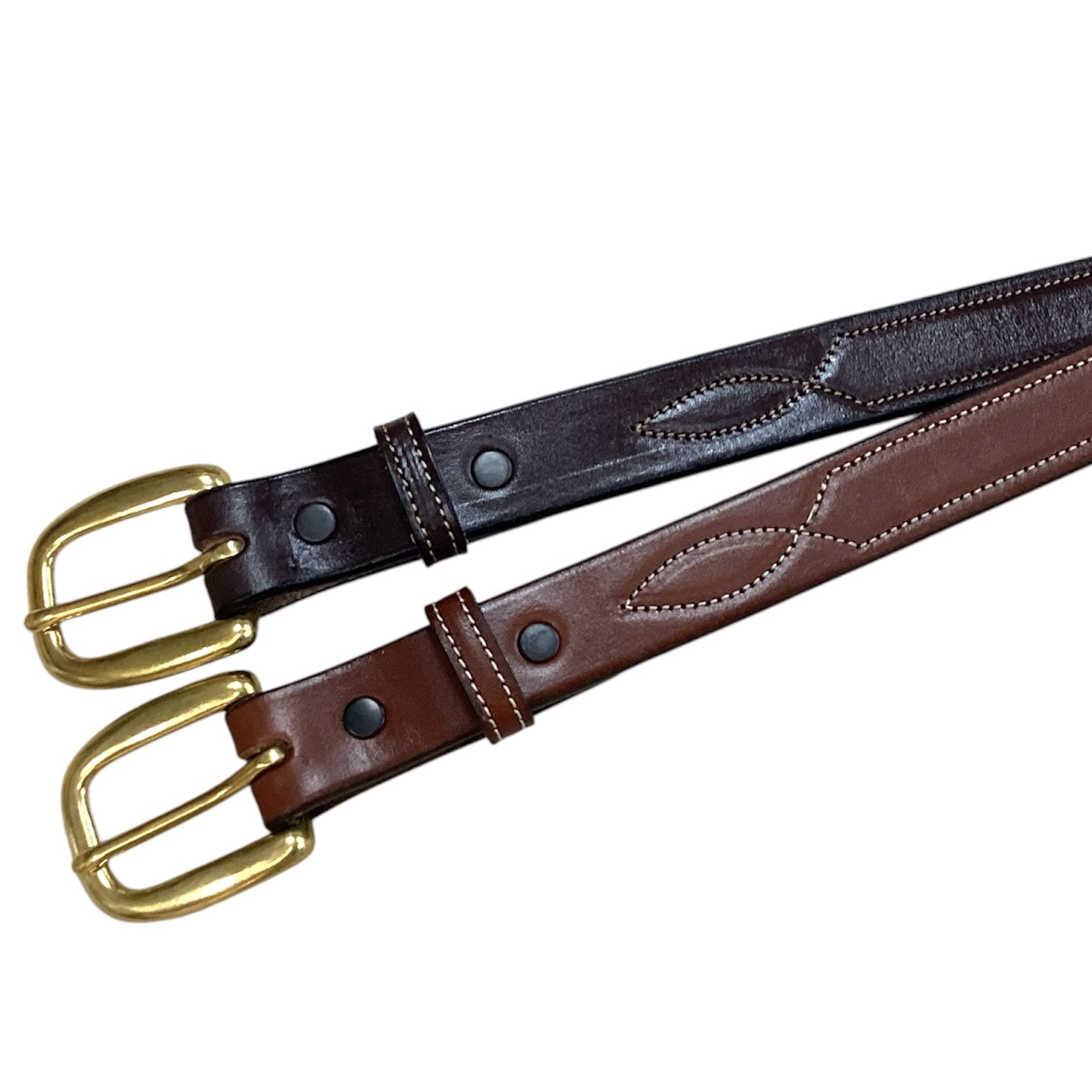 アメリカ製 送料無料 TORY LEATHER【トリーレザー】STITCH BELT 幅2.5