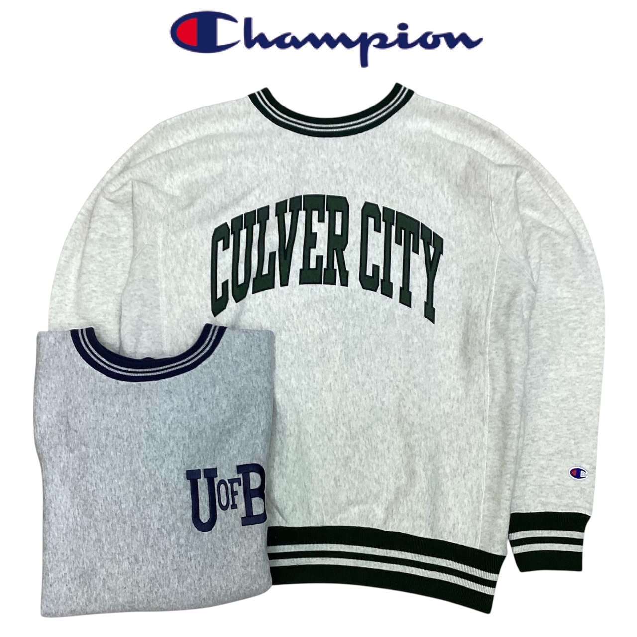 送料無料 CHAMPION【チャンピオン】R/W CREW P-SWEAT 2 リブライン 