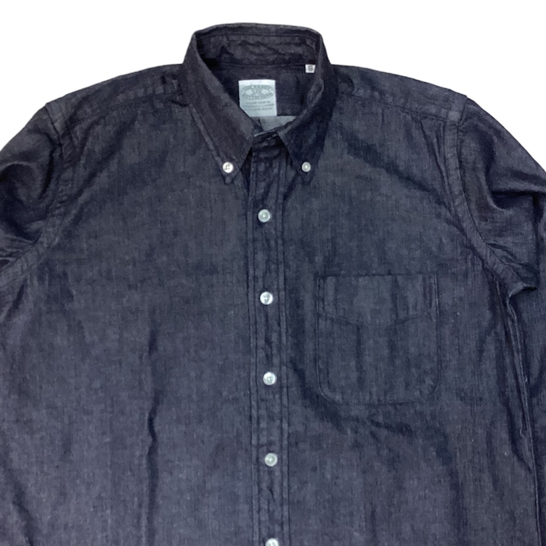 送料無料 BAGGY【バギー】DENIM B.D L/S 長袖 デニム ボタンダウン