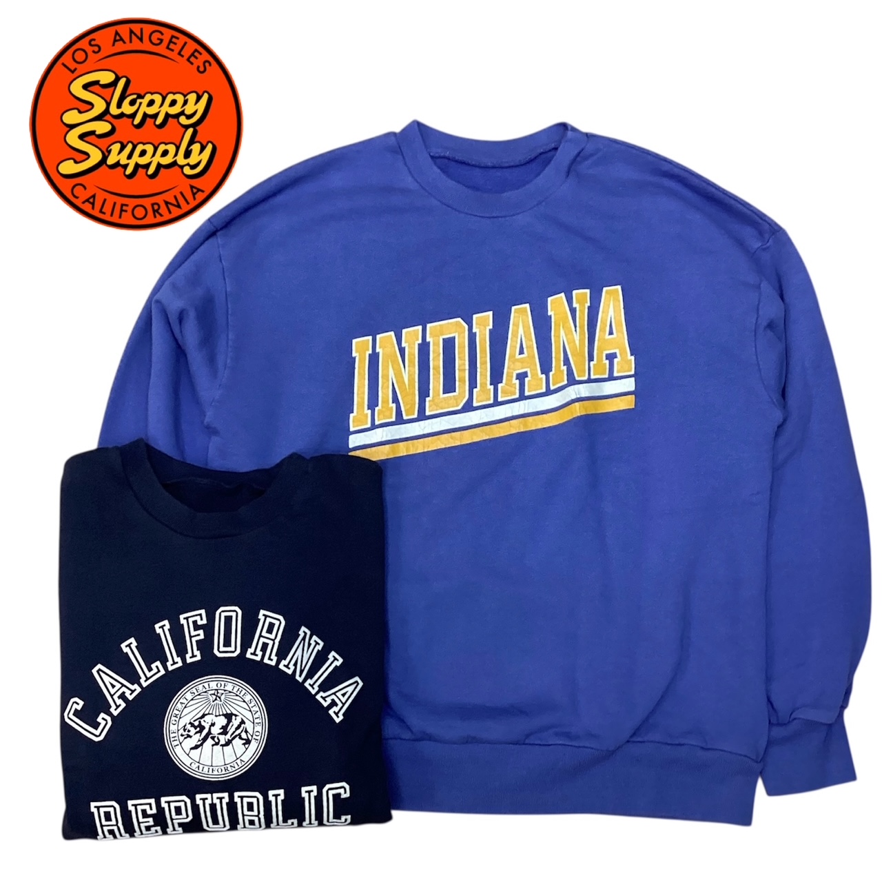 アメリカ製 送料無料 SLOPPY SUPPLY【スラッピーサプライ】P-SWEAT L/S 