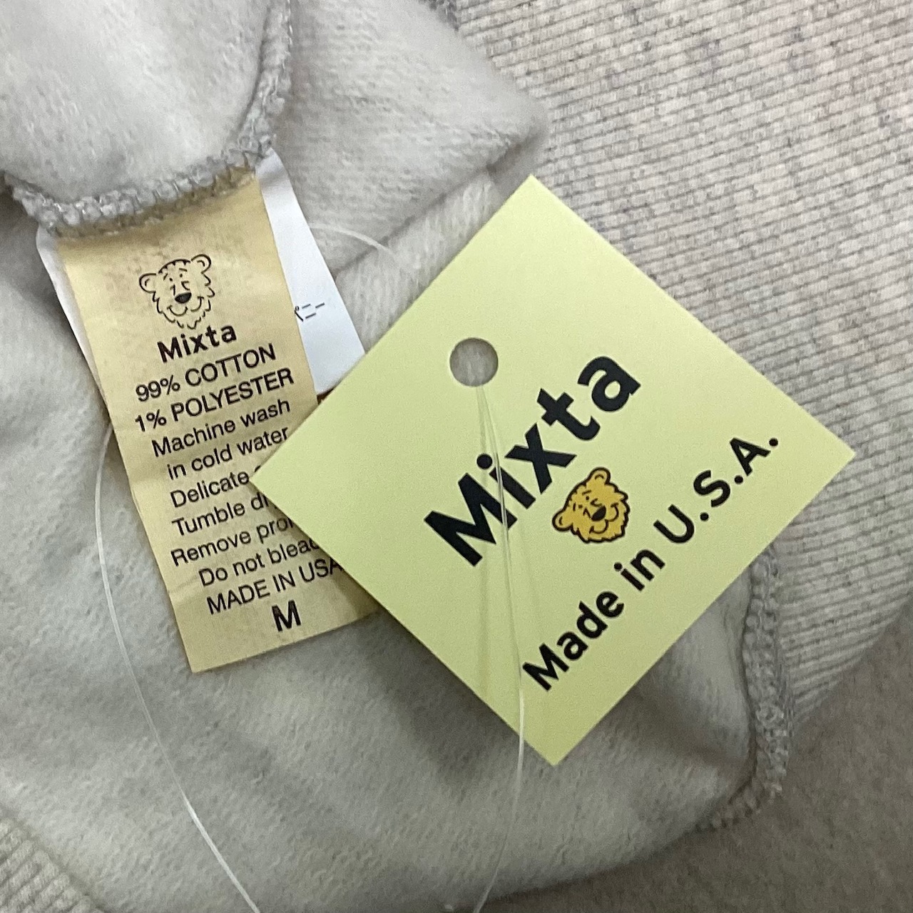 アメリカ製 送料無料 MIXTA【ミクスタ】P-SWEAT L/S ラグラン プリント