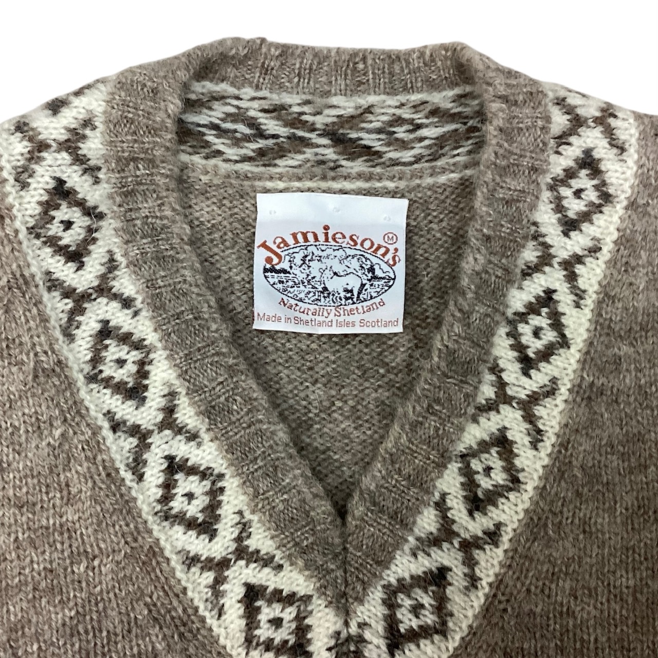 スコットランド製 送料無料 JAMIESON'S【ジャミーソンズ】FAIR ISLE V