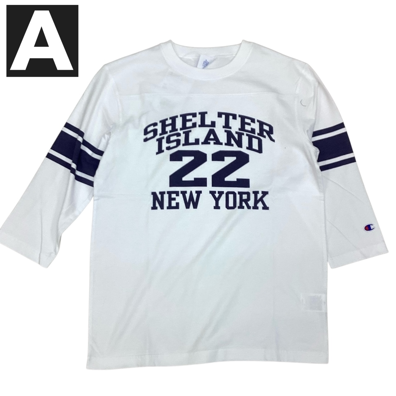 送料無料 CHAMPION【チャンピオン】3/4 SLEEVE TEE スリーブ 