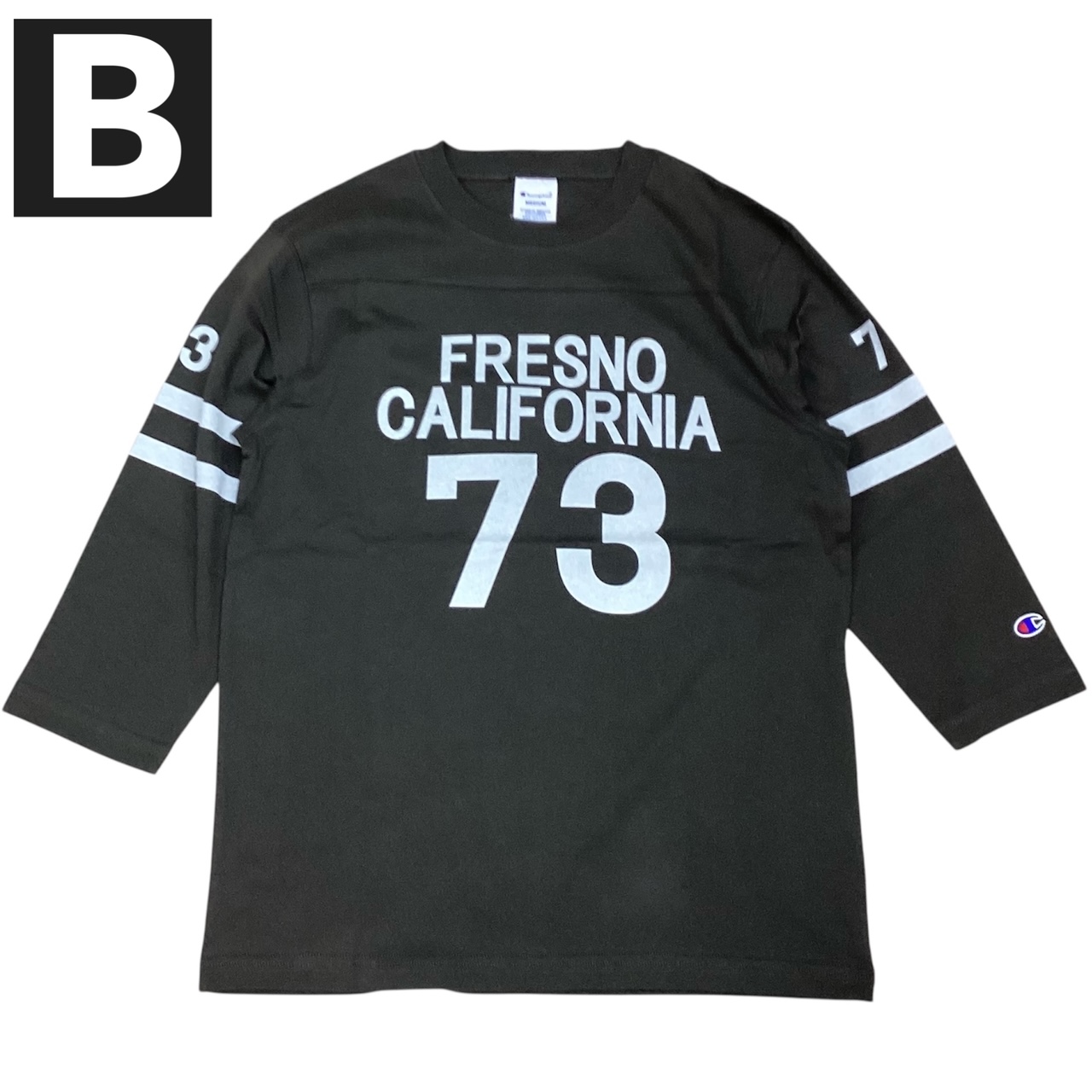 送料無料 CHAMPION【チャンピオン】3/4 SLEEVE TEE スリーブ 
